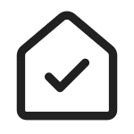 Home Checkmark SVG Icon